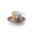 Alföldi Róbert grafikája alapján készült Hollóházi porcelán csésze (sorszámozott)